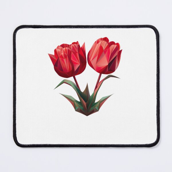 Artikelvorschau, Polygon Tulpen entworfen und verkauft von InkCreato.