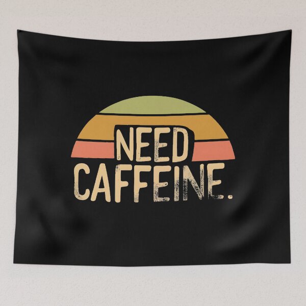 Item preview, Need Caffeine, Retro  designed and sold by nicestr.