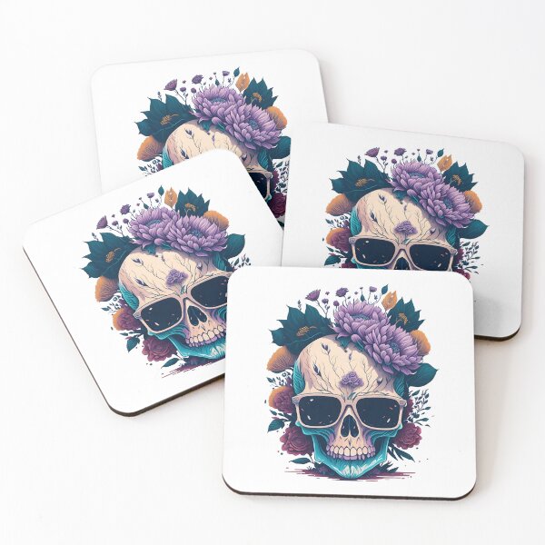 Item preview, Floral Skull | C04 designed and sold by Carbon | Studio.
