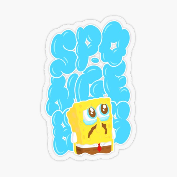 Sad Spongebob Stickers for Sale