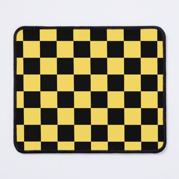 Item preview, Yellow and black checkered designed and sold by greentiger1.