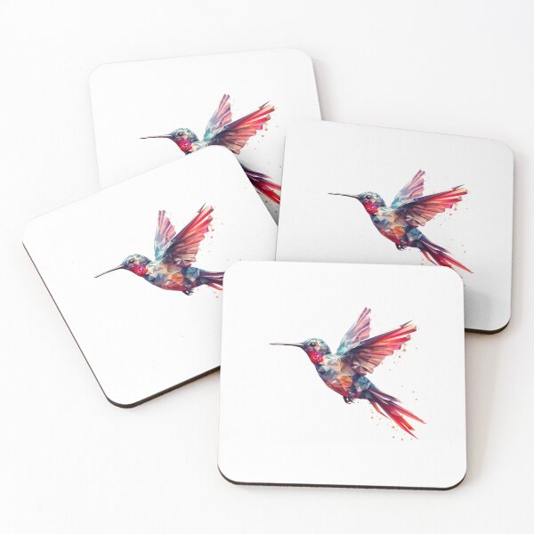 Item preview, Polygon hummingbird designed and sold by InkCreato.