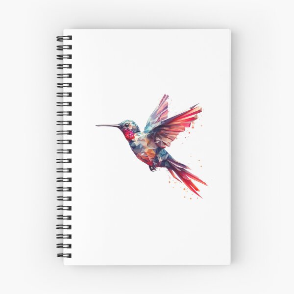 Aperçu de l'œuvre Colibri polygone créée et vendue par InkCreato.
