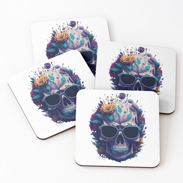 Item preview, Floral Skull | C07 designed and sold by Carbon | Studio.