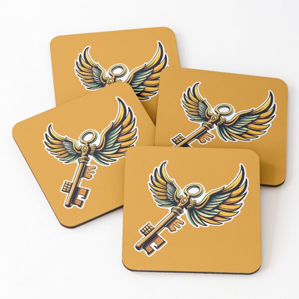 Item preview, Magic Key with Wings designed and sold by CatCoconut-Art.