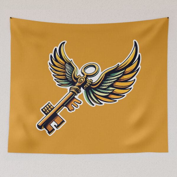 Item preview, Magic Key with Wings designed and sold by CatCoconut-Art.