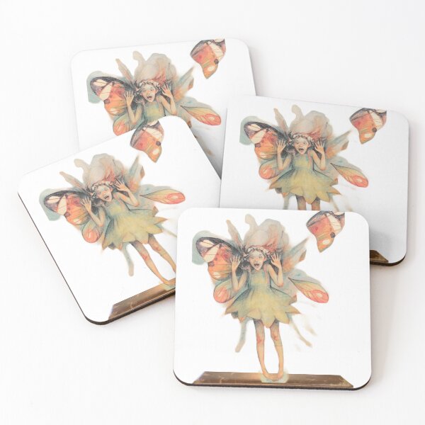 Item preview, Lady Cottington's Pressed Fairies: Little Butterfly Fairy caught and squished.  designed and sold by LkateMc.
