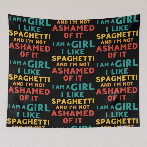 Item preview, Girl Eating Spaghetti designed and sold by LudwikeArts.