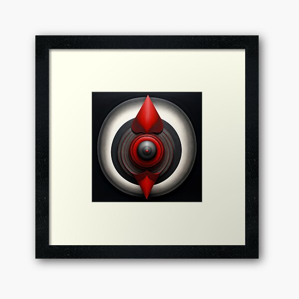 Rustic Surrealism Shape Alchemy Framed Art Print