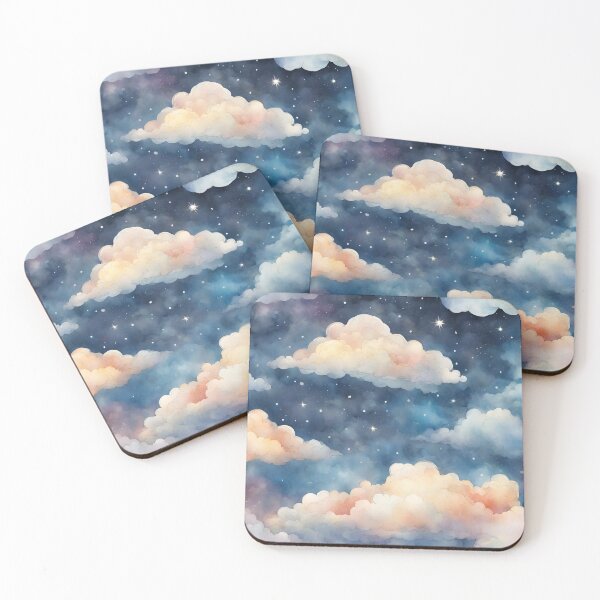Item preview, Clouds in the starry sky designed and sold by studio468.