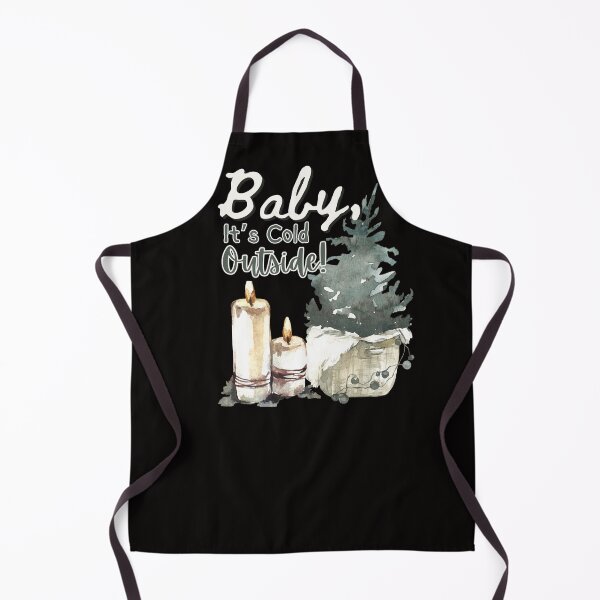 Item preview, Baby It's Cold Outside Cozy Winter Candle Evergreen Design designed and sold by missdebi27.