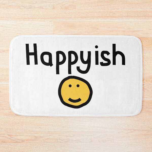 Item preview, Happyish with Smiley Face designed and sold by ellenhenry.