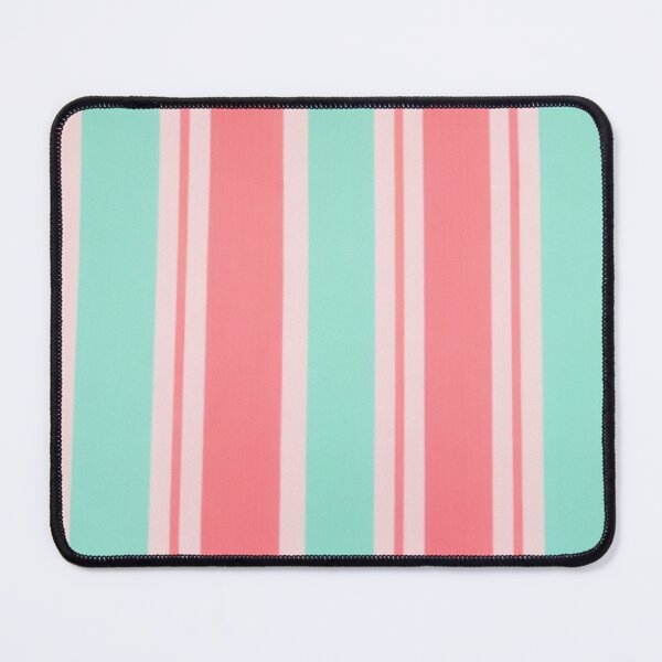 Item preview, coral & teal stripes designed and sold by mikaws.
