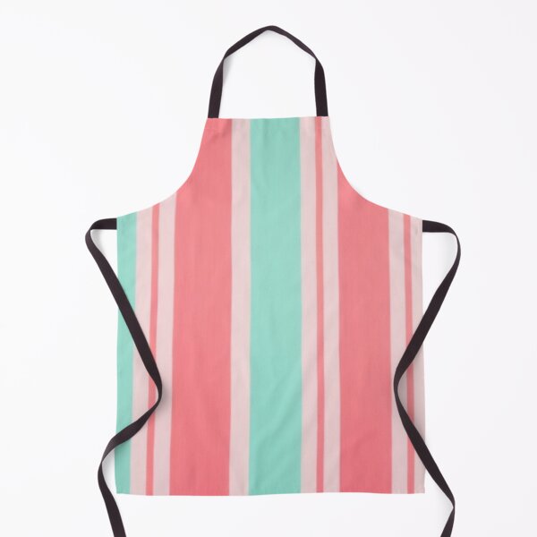 Item preview, coral & teal stripes designed and sold by mikaws.