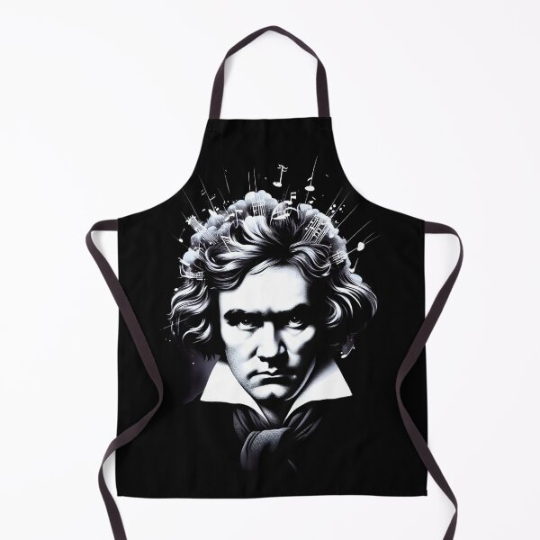 Item preview, Ludwig Van Beethoven music notes portrait designed and sold by ElLocoMus.