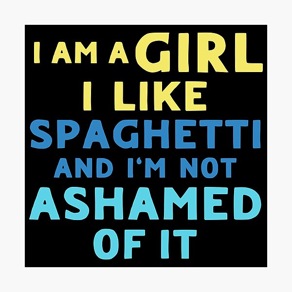 Item preview, Girl Eating Spaghetti designed and sold by LudwikeArts.