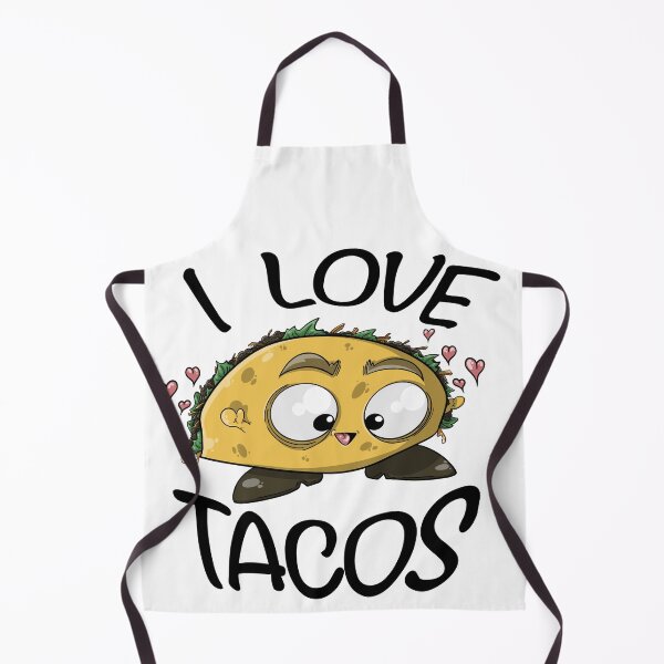 Item preview, I Love Tacos - Cute Food designed and sold by TheGusDesigns.