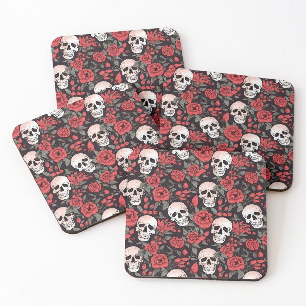 Item preview, Floral with Skull heads designed and sold by HatiDesign.