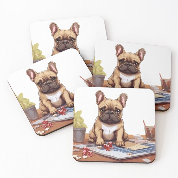 Artikelvorschau, Frenchie spielt Brettspiele, französische Bulldogge entworfen und verkauft von PetsEnough.