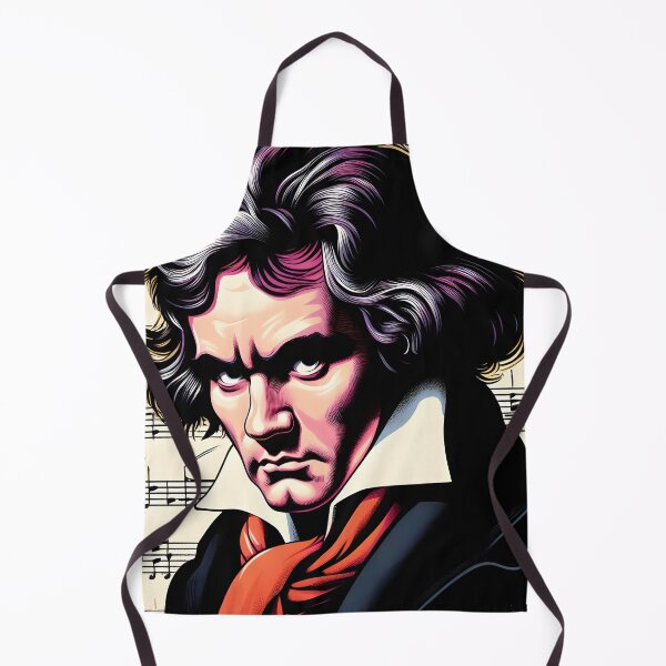 Item preview, Ludwig Van Beethoven music notes portrait designed and sold by ElLocoMus.