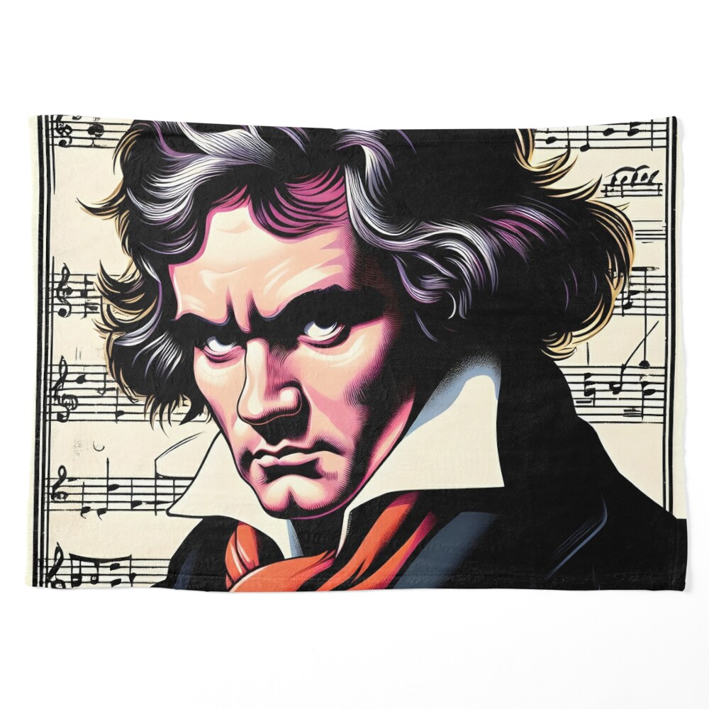 Ludwig Van Beethoven Portrait Artwork | Pixelz.cc