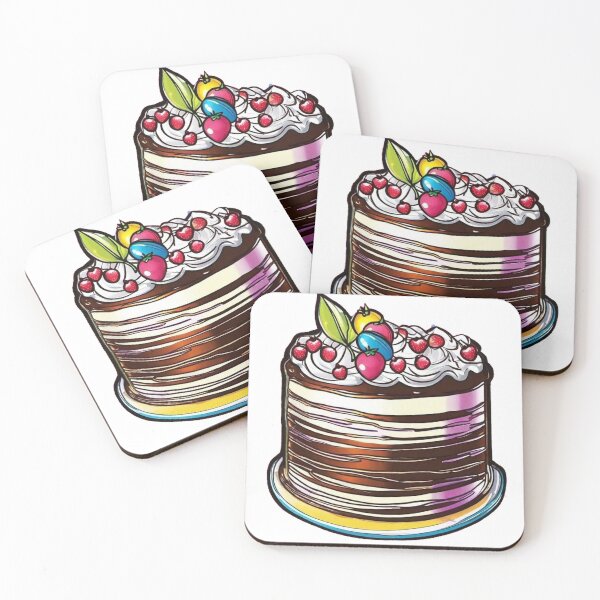 Item preview, High Stack Pop Art Chocolate Cake designed and sold by IvoryTowers.