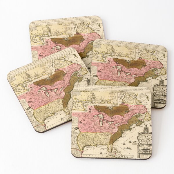 Item preview, New France by Nicolas de Fer 1745 designed and sold by Francespoppy.
