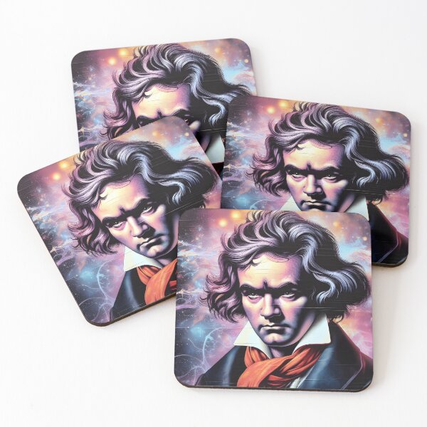 Item preview, Ludwig Van Beethoven surrealistic aesthetic portrait designed and sold by ElLocoMus.