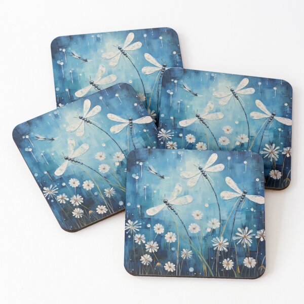 Item preview, Dragonflies and Daisies designed and sold by tomorrowsart.