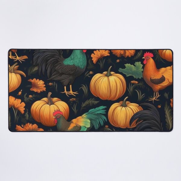 Item preview, Gothic Harvest: A Vibrant Poultry Tapestry designed and sold by FairX.
