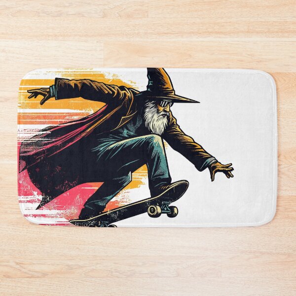 Item preview, Pop art Magical skate wizard designed and sold by TomFrontierArt.