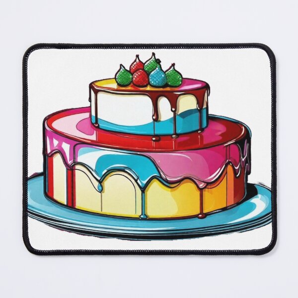 Item preview, Pop Art Multi Tiered Cake designed and sold by IvoryTowers.