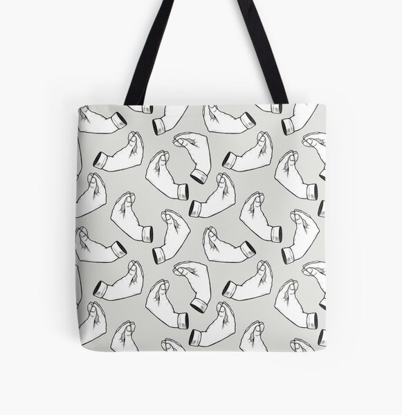 Italian Gestures All Over Print Tote Bag