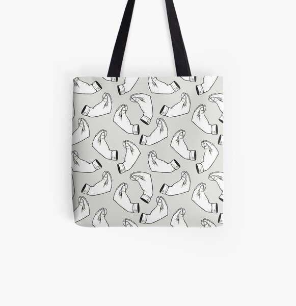 Italian Gestures All Over Print Tote Bag