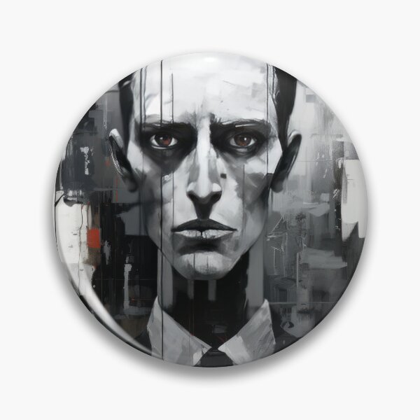 Item preview, Haunting Zombie Portrait Bauhaus Art designed and sold by ArtificialGenes.