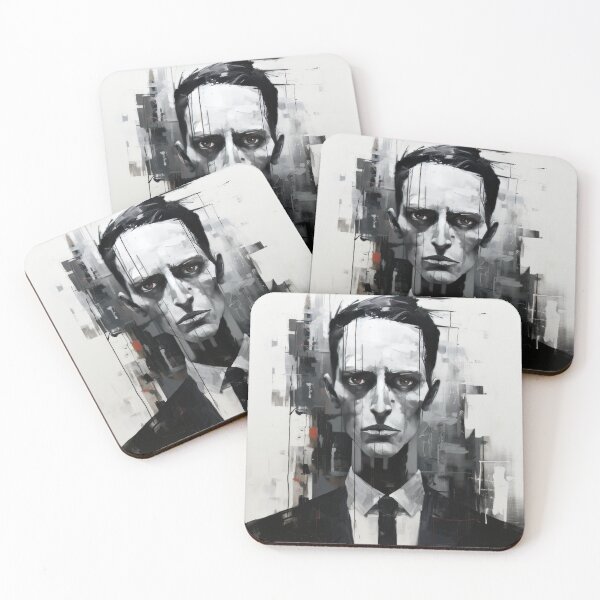 Item preview, Haunting Zombie Portrait Bauhaus Art designed and sold by ArtificialGenes.