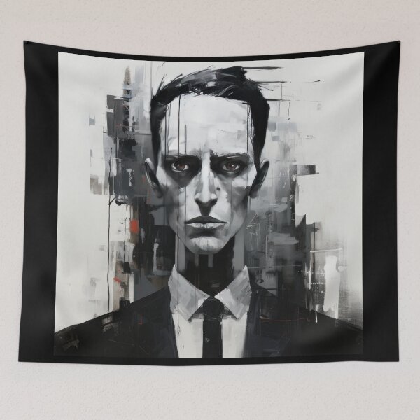 Item preview, Haunting Zombie Portrait Bauhaus Art designed and sold by ArtificialGenes.