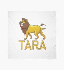 Tara Lion Drawstring Bags Scarf