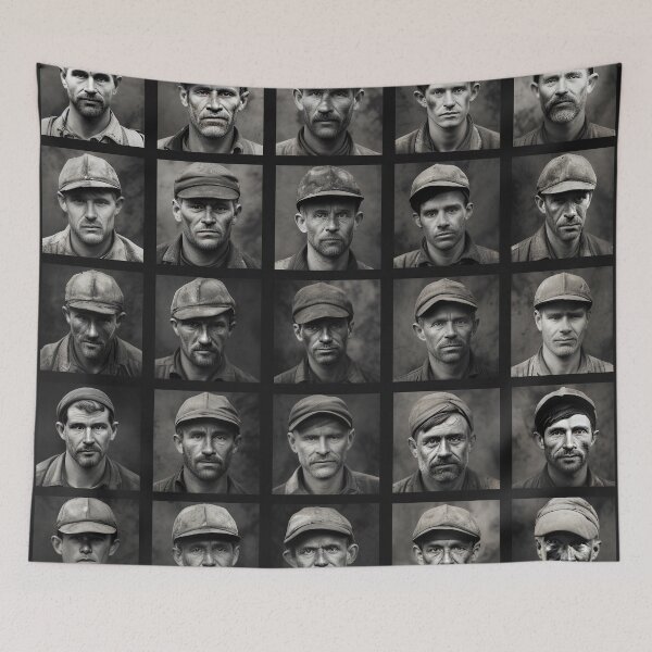 Item preview, Vintage Miner Portraits designed and sold by Brendon987.