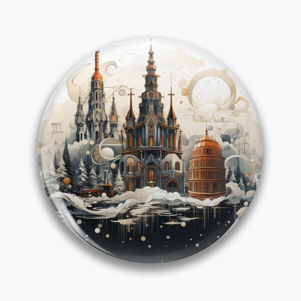 Item preview, Fantasy Christmas City designed and sold by Tiny-Mess.