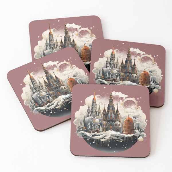 Item preview, Fantasy Christmas City designed and sold by Tiny-Mess.