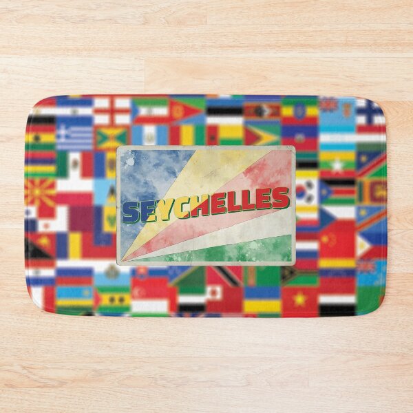 Item preview, Seychelles Vintage style retro souvenir designed and sold by DeveloperProp0.