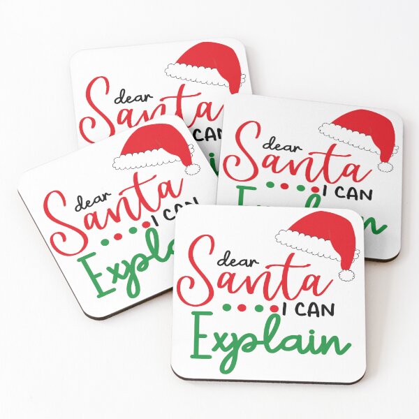 Item preview, Dear Santa, I Can Explain: Christmas Art designed and sold by charlotte-print.