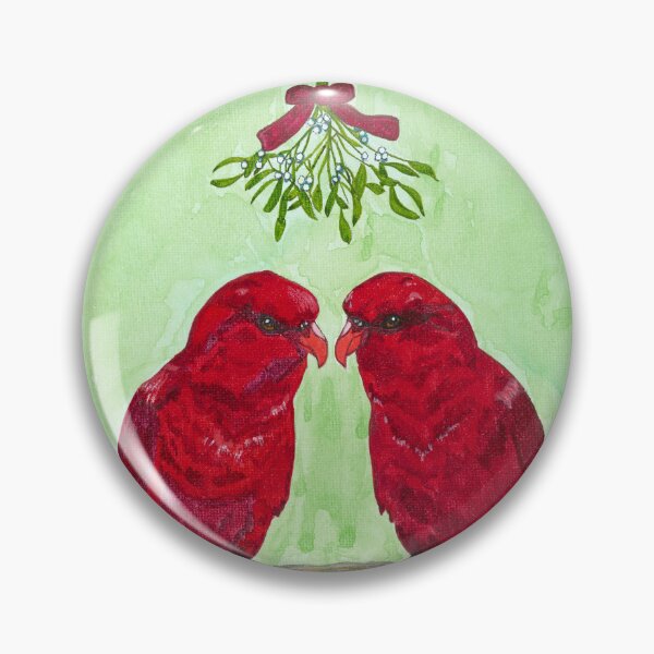 Item preview, Love Birds Under the Misteltoe designed and sold by GeinaB.