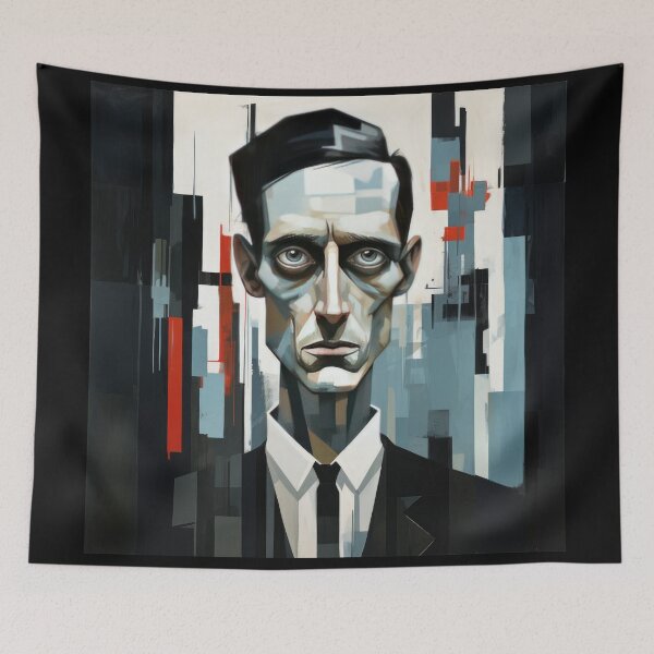 Item preview, Haunting Zombie Portrait Bauhaus Art designed and sold by ArtificialGenes.
