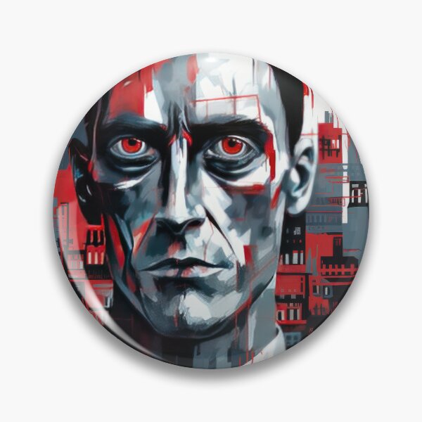 Item preview, Haunting Zombie Portrait Bauhaus Art designed and sold by ArtificialGenes.