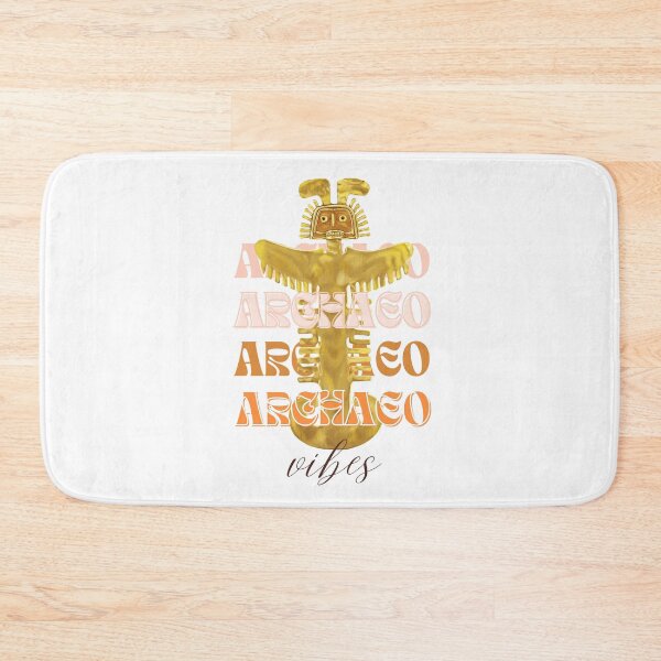 Item preview, Archeology Vibes - Anthropozoomorphic Prehispanic Artifact in Gold - Retro Art designed and sold by Carola-art.