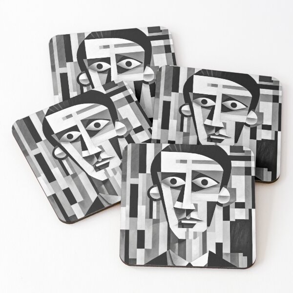 Item preview, Haunting Zombie Portrait Bauhaus Art designed and sold by ArtificialGenes.