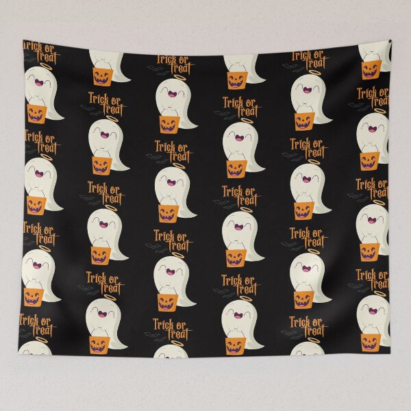 Item preview, Ghost on halloween, Trick or treat designed and sold by Aleph-Mga.