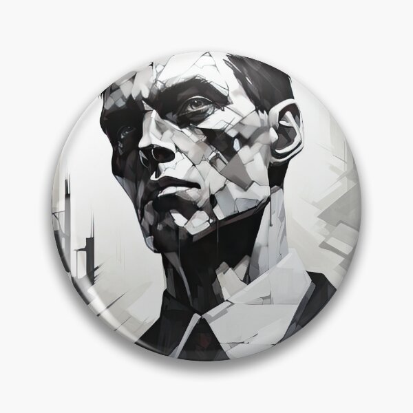 Item preview, Haunting Zombie Portrait Bauhaus Art designed and sold by ArtificialGenes.